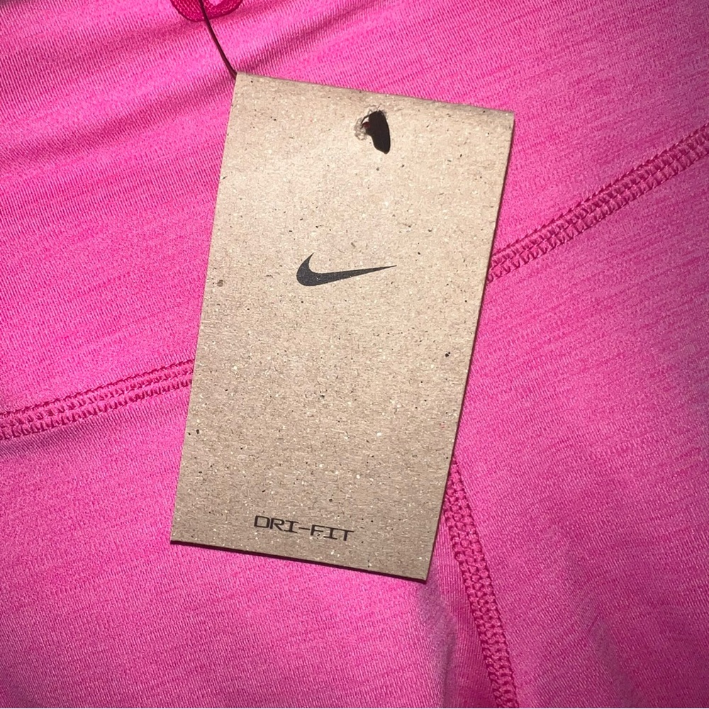 Nike Women’s Small Pink Capri Epic Fast Leggings Training Dri-Fit NWT Pockets - Picture 9 of 11